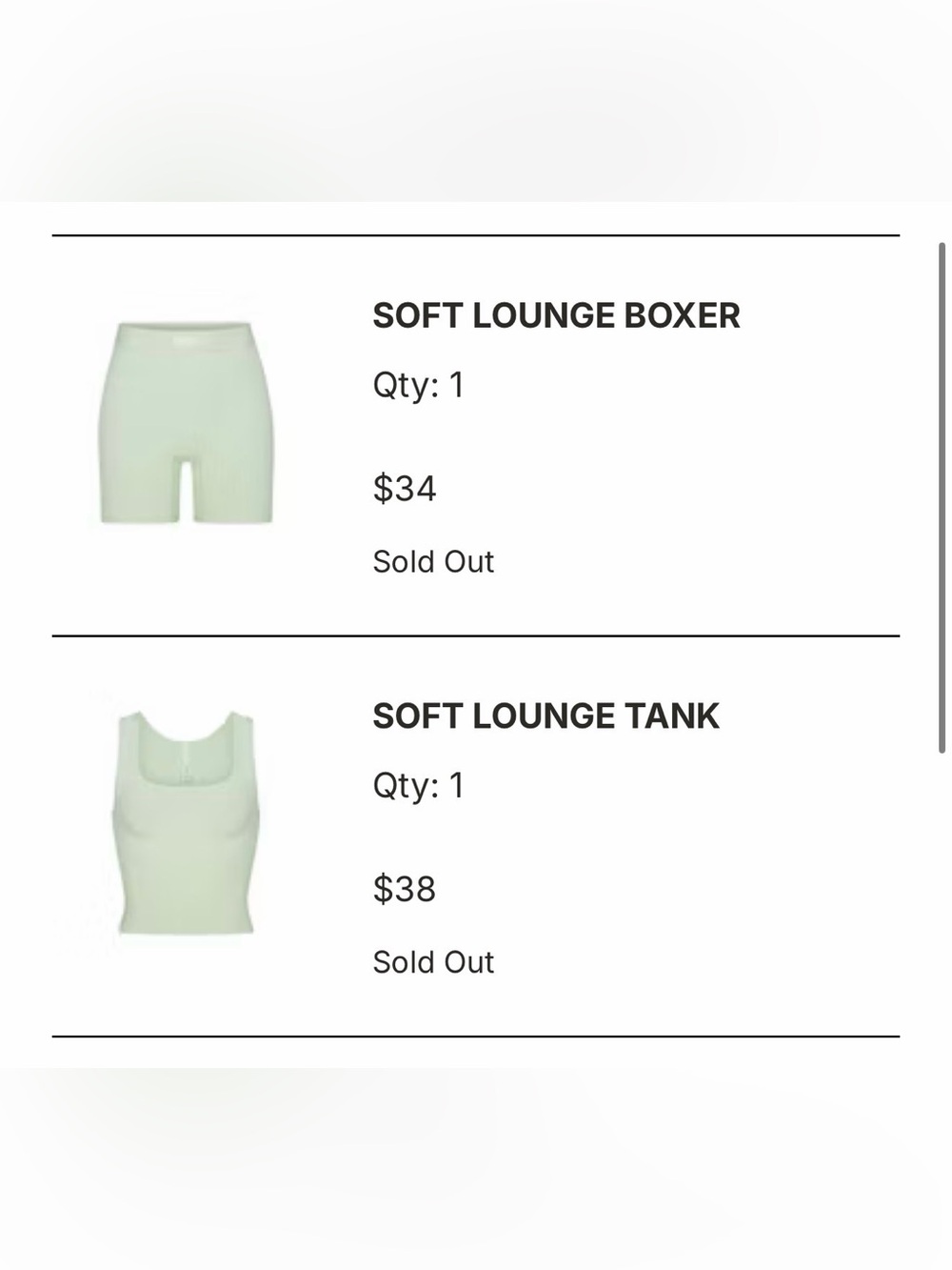 Soft Lounge Tank & Boxer - Light Mint